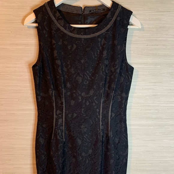 Elie Tahari Dresses & Skirts - Designer Elie Tahari Black Sleeveless Dress in Size 6
